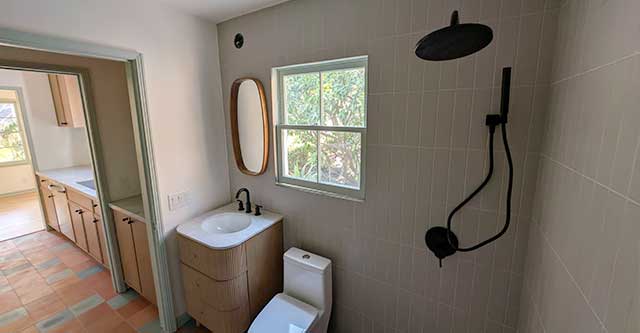 Bathroom renovation project in Los Angeles