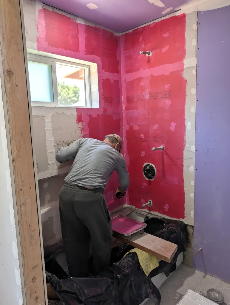 Bathtub Wall Preparation — Bathtub and Tile Remodel