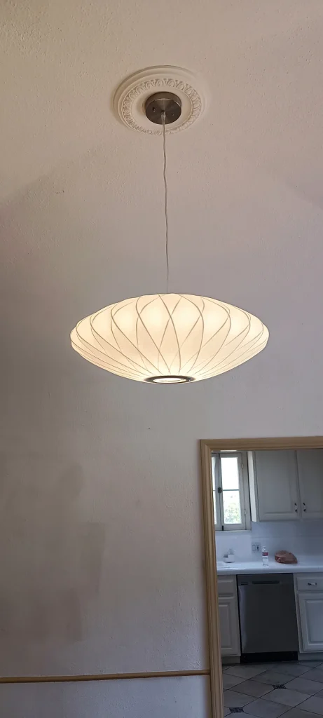 Pendant Light Installed — Kitchen & Interior Painting
