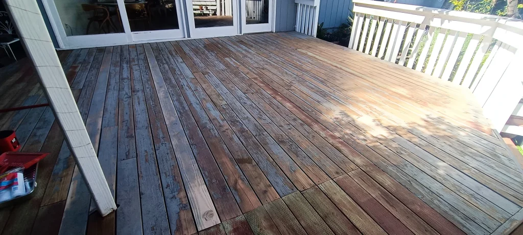 Deck Board Repair and Surface Preparation — Deck Repair & Refinishing