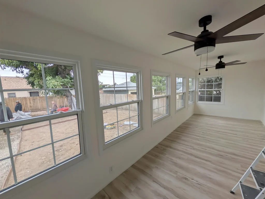 Sunroom Light Interior — Sunroom Remodel in Altadena