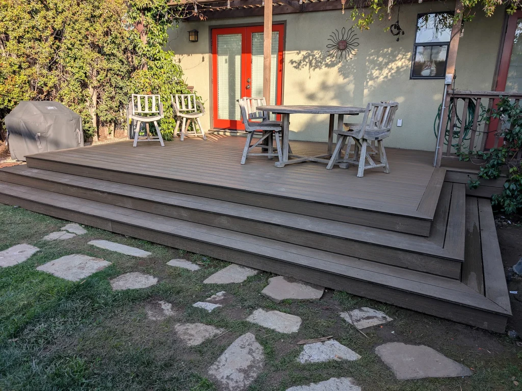 Garden Deck and Steps — Garden Deck and Steps Reconstruction